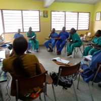 Reunion de trabajo del comite de higiene de la maternidad de Kingasani - Kinshasa