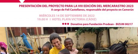 presentación No hay futuro sin educación en Camerún cooperación al desarrollo Fundación Prodean Cádiz