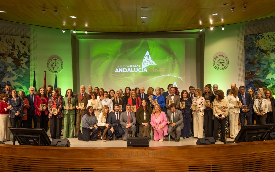 La Fundación Prodean, ejemplo de buenas prácticas en voluntariado, galardonada en los Premios Andalucía + Social en Huelva